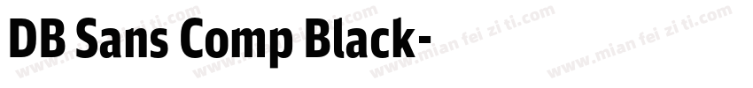 DB Sans Comp Black字体转换